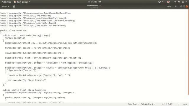 Understanding Word Count Java Program using Apache Flink (Step By Step) смотреть онлайн