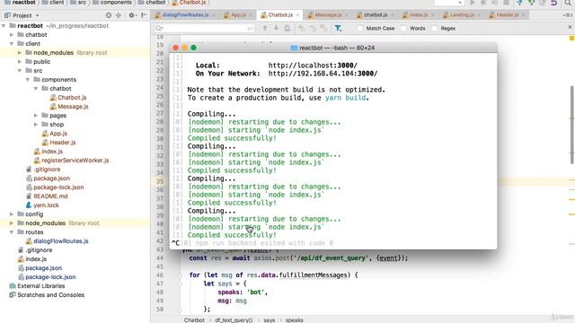 41 Cards response from DialogFlow in React App смотреть онлайн