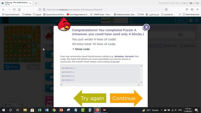 programming for beginners Part 3 Programming with Angry Birds смотреть онлайн