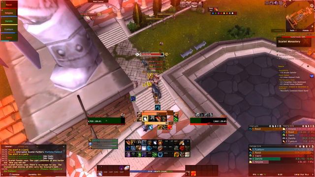 Scarlet Monastery Classic Dungeon Walkthrough | World of Warcraft retail смотреть онлайн