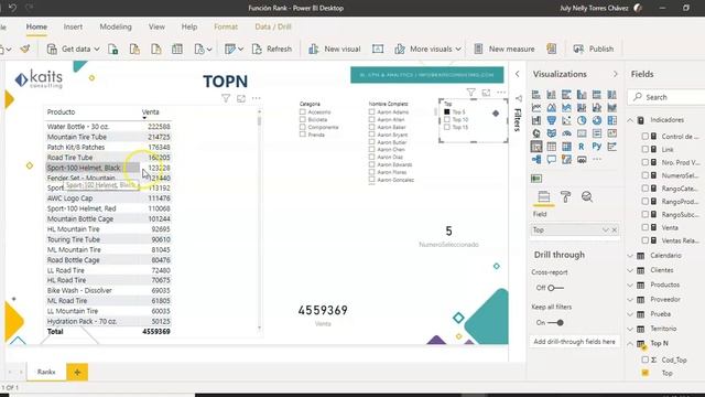 Serie Power BI DAX - Cap. IX: Creando Slicer TOP N con funciones Dax смотреть онлайн