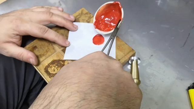Сургучная печать, первый оттиск. смотреть онлайн