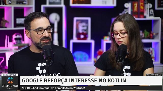 Google reforça interesse no Kotlin [Cortes do Compilado] смотреть онлайн