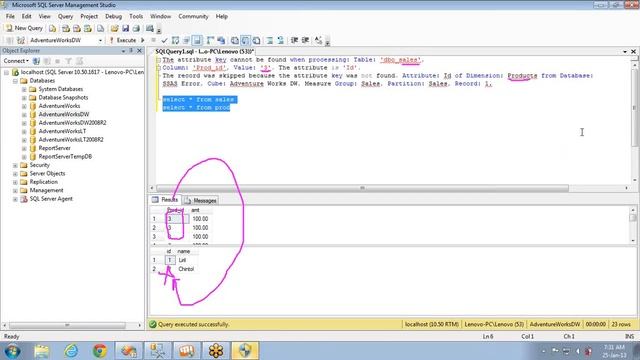 Errors in the OLAP storage engine: The attribute key cannot be found when Processing SSAS Cube.wmv смотреть онлайн