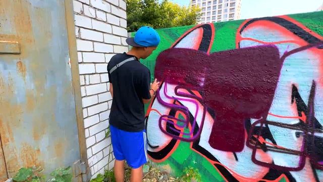 Рисуем Граффити С Другом | Stayer x Defo | Tomsk Connection | Flop | Throw Up | Vandalism | Graffit смотреть онлайн