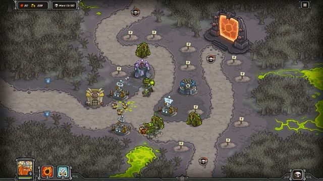 Kingdom Rush Walkthrough | Steam Version | BONUS Level | Rotten Forest | 3 Stars | HD смотреть онлайн