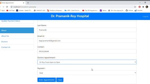 Hospital Management System using PHP and MySQL | Final Year Project смотреть онлайн
