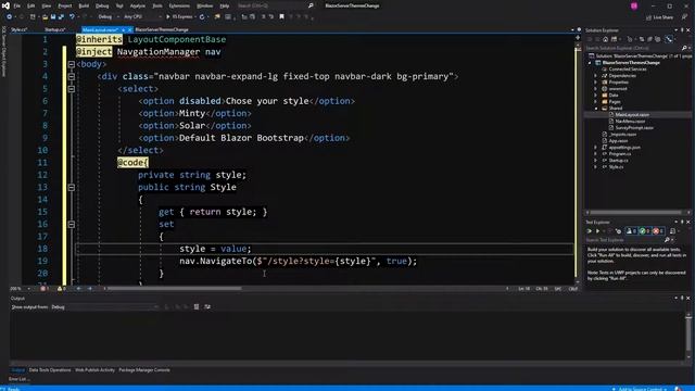Blazor Server Theme Change смотреть онлайн