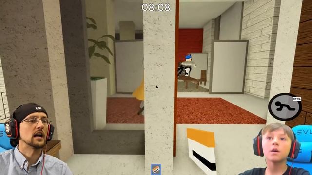 ROBLOX PIGGY: The DOUBLE ESCAPE of Elephant Pig + Secret Hello Neighbor (FGTeeV Ch 9 Gameplay/Skit) смотреть онлайн