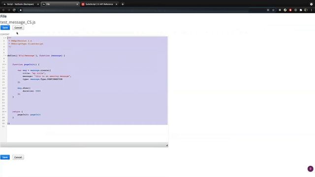 SuiteScript 2.0 Tutorial #5 - Uploading and Deploying SuiteScript on NetSuite смотреть онлайн
