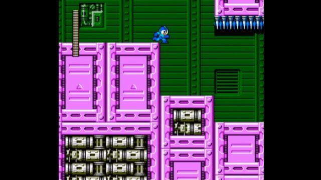 Dendy (Famicom,Nintendo,Nes) 8-bit MegaMan (RockMan) 6 part Dr.Wily stage 2
