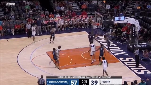 Bronny James Throws Down A Big Slam Takes LeBron Out His Seat!!😳￼