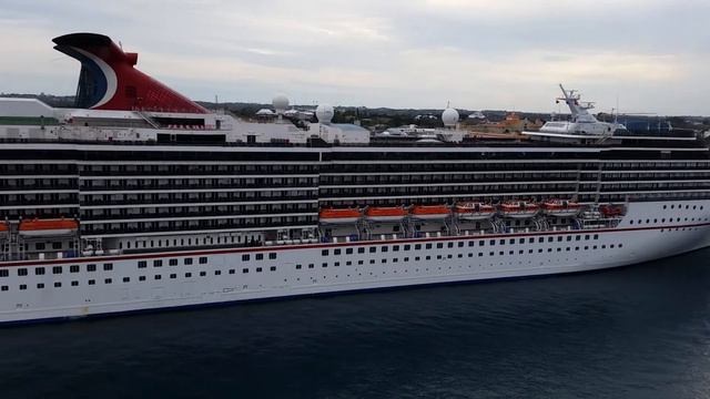 Carnival Pride Cruise Ship - Nassau Bahamas Port in 2016 смотреть онлайн