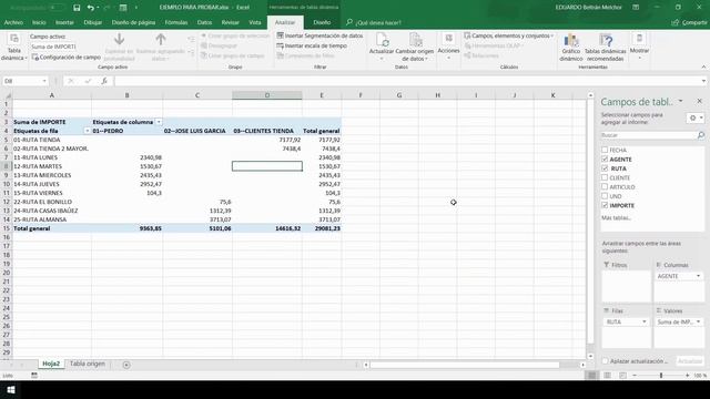 CURSO DE EXCEL 2019 DESDE CERO - 41 ACCIONES ADICIONALES EN TABLAS DINAMICAS смотреть онлайн