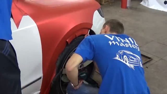 Wrap Job TeckWrap Red Matte Metallic Full Wrap by Vinil Masters Russia смотреть онлайн