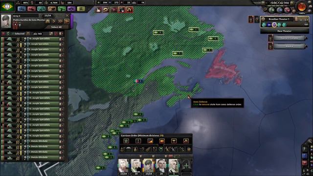 Hearts of Iron IV - Road to 56 - Fascist Brazil part 6 - Wipe out Canada and the Caribbean смотреть онлайн