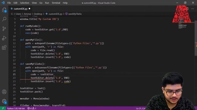 How to Build Your Own Python IDE with Tkinter смотреть онлайн