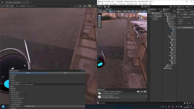 Export To Three.js(3.0)插件内置案例导出讲解 смотреть онлайн