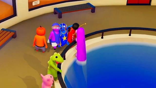 The Squad Becomes FAMOUS BOXERS In Gang Beasts! смотреть онлайн