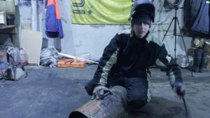 Печь для казана из газового баллона своими руками ???