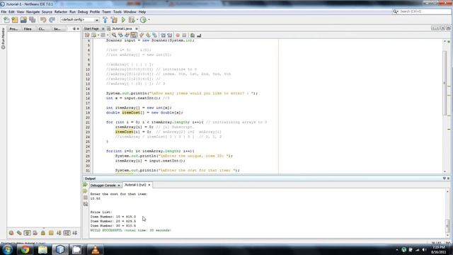 BeginnersJava.com -- Java- Lesson 15b -- Arrays continued смотреть онлайн