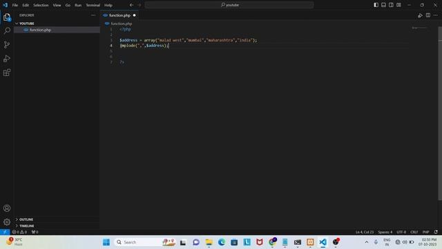 PHP Implode Function || PHP Explode Function || PHP Functions || PHP Tutorial in Hindi смотреть онлайн