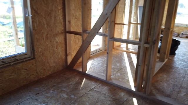 Одноэтажный дом из СИП панелей с внешней отделкой архитектурным сайдингом. смотреть онлайн