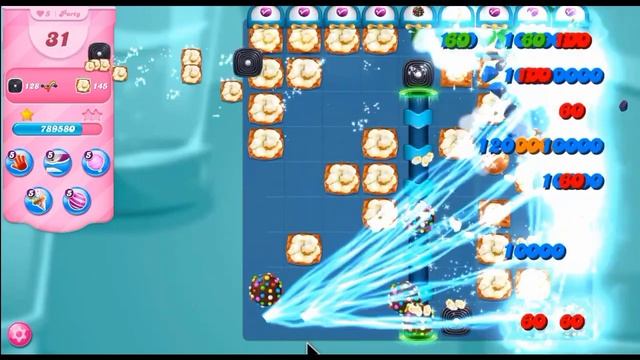 Color Bomb coconut wheel combo Mix party | Candy crush saga смотреть онлайн