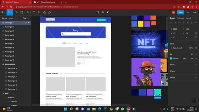?Figma Tutorial: ¿Cómo hacer un wireframe de blog en figma? Parte 2✅ смотреть онлайн