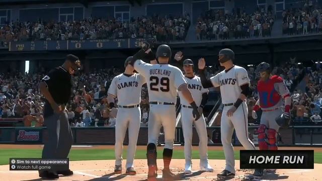 Grand Slam At Oracle Park MLB The Show 21 Road To The Show смотреть онлайн