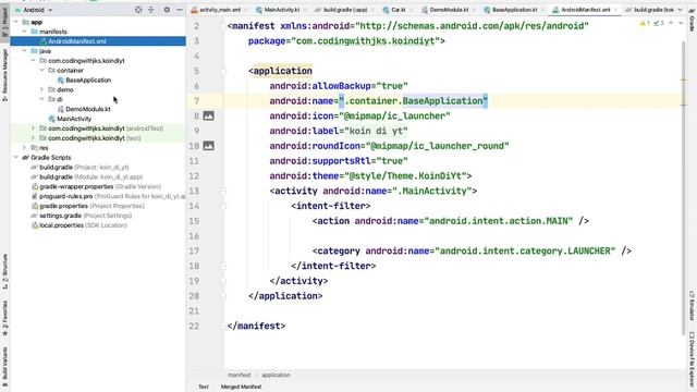 ? Koin Framework For Dependency injection | Android | Hindi | Kotlin | Constructor Injection смотреть онлайн