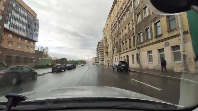 2020.05.16. Погода Петербург. 19:10. +8°. ЗСД... И через центр Питера на Петроградку. смотреть онлайн