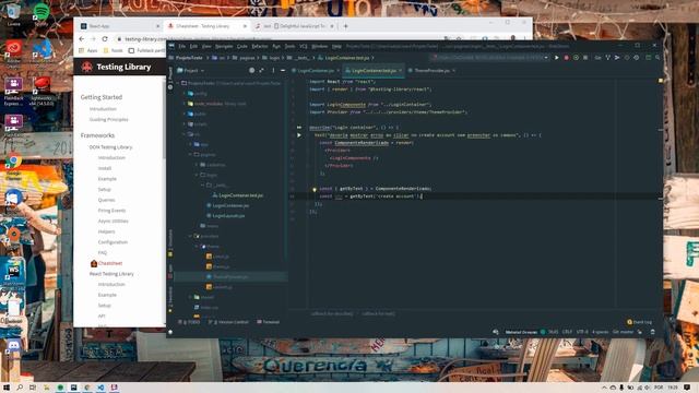 React, Jest e Testing Library: meu primeiro caso de teste, pt 1. смотреть онлайн