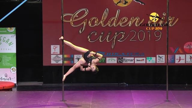 Семернева Оксана / Pole Art: Взрослые 18-34 аматоры / Golden Air Cup 2019 / смотреть онлайн