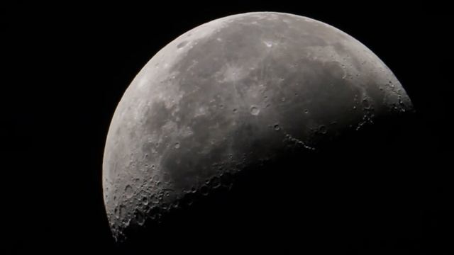 Смотрим на Луну в телескоп. Несколько интересных фактов о Луне. смотреть онлайн
