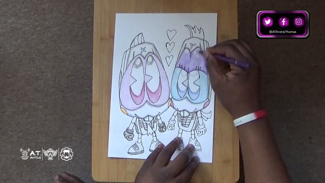 Speed Drawing: MobéBuds Love ships Punrock X Punkajinx | A.T. Andrei Thomas 2022 смотреть онлайн