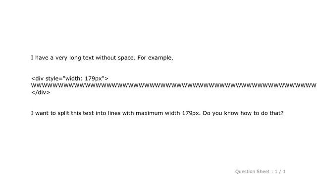 HTML : Split Text in DIV смотреть онлайн