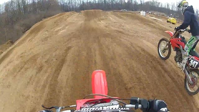1995 Honda CR125 Mustang Sally's MX Park South Bend IN. Super EVO VMX March 2013 #3 смотреть онлайн
