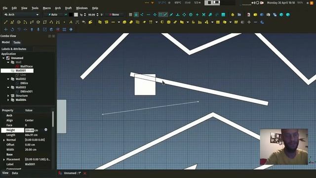 BIM with FreeCAD - Walls and structures смотреть онлайн