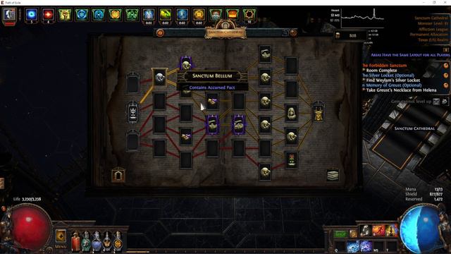Shockwave totems 3.23 Full sanctum run hour of divinity/14reveals, 10 divines build смотреть онлайн