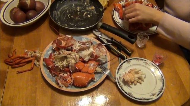 Кушаем раков. Канадские раки или океанские лобстеры. смотреть онлайн