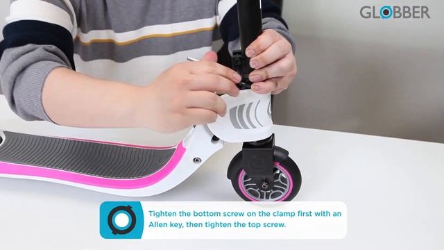 How to assemble and fold Globber FLOW FOLDABLE 125 2-wheel scooter смотреть онлайн