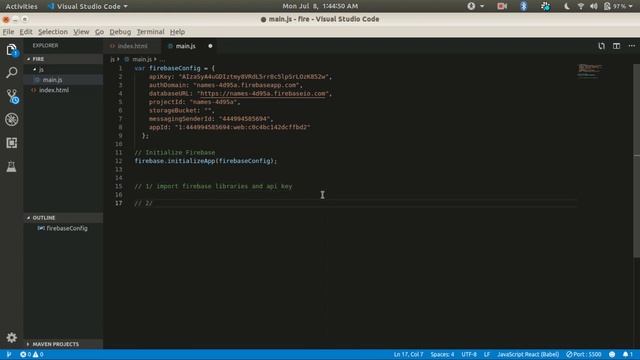 3. firebase upload my name смотреть онлайн