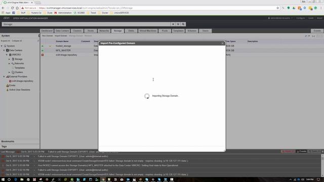Ovirt KVM Storage NFS EXPORT domain not empty Troubleshooting смотреть онлайн