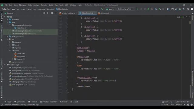 Tic-Tac-Toe App | Android Project Work | Kotlin | Android Studio смотреть онлайн