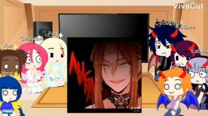 реакции персонажей из мультфильма Друзья ангелов на БЭЧ 2 часть