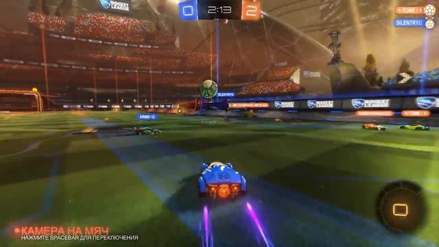 УЛЁТНЫЙ ФУТБОЛ НА МАШИНКАХ!!! - Rocket League смотреть онлайн