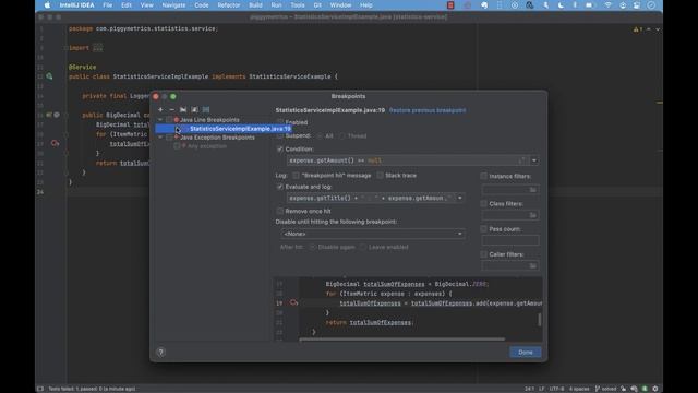 Advanced Debugger Features in IntelliJ IDEA смотреть онлайн