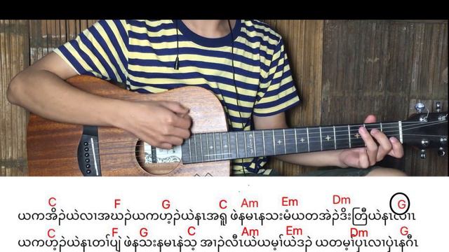 Happy Poe - "Don’t Worry About Me"karen song (Guitar Tutorial) смотреть онлайн