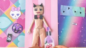 Бумажные куклы / Асмр / Создаём образ / Распаковка